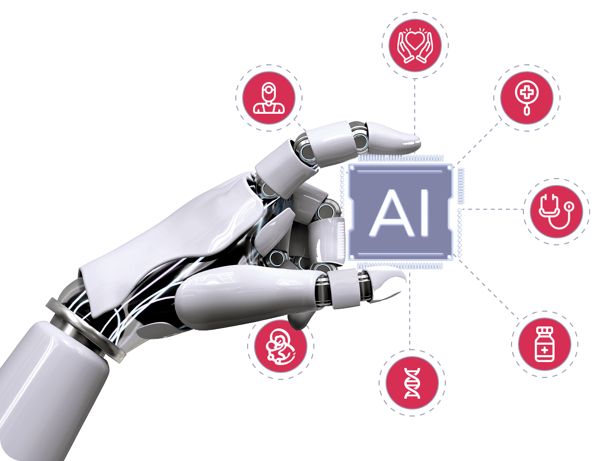 AI healthcare illustration